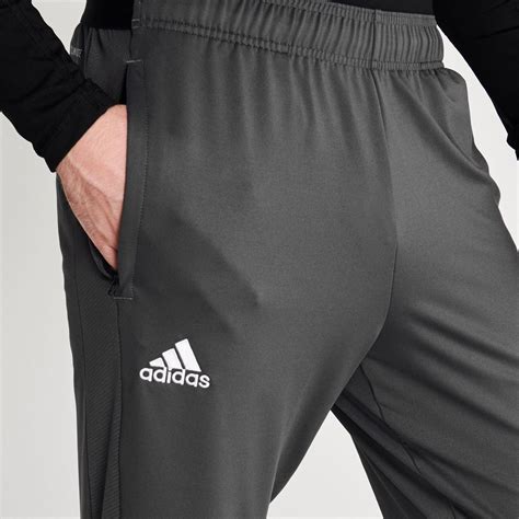 grey adidas tracksuit bottoms men's